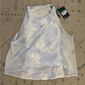 Nike tank top with mesh sides NWT